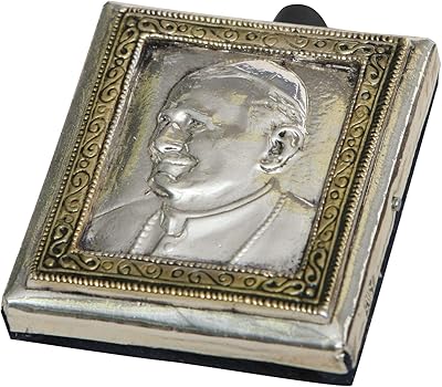 Polish Religious Icons Polart Silver Plated Icon- John Paul II, Ikona Jana Pawla II, 2.0