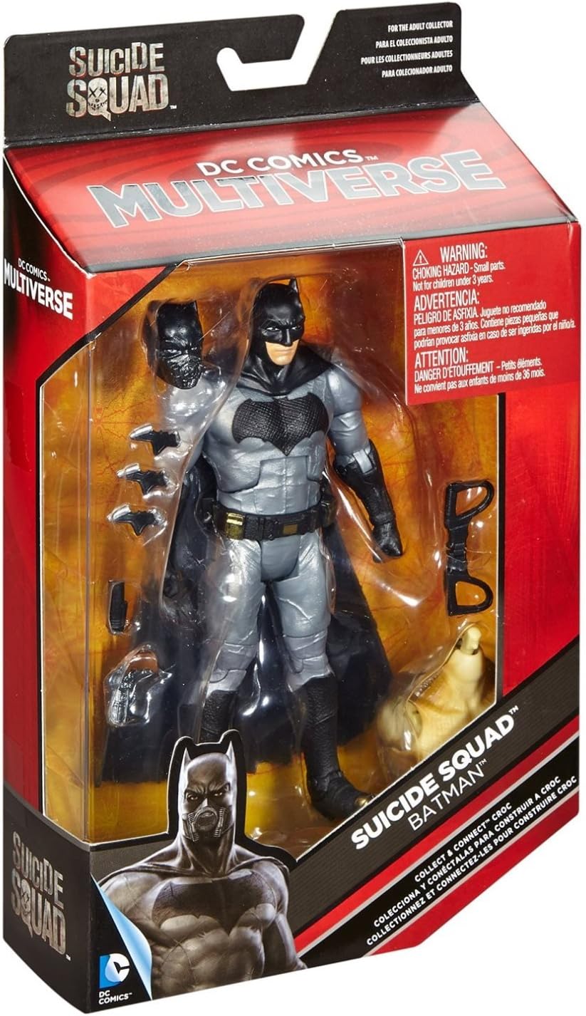 Mattel DC Comics Multiverse Suicide Squad Figure, Batman, 6"