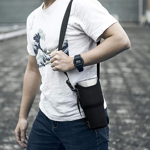 Miniatura 2 de Beautyflier Bolsa de neopreno 3 en 1 compatible con vaso de acero inoxidable YETI RamblerStanley IceFlow de 30 onzas, portavasos aislado con