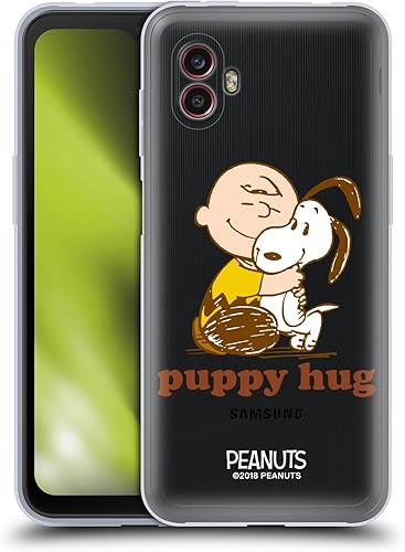 Head Case Designs Funda de gel con licencia oficial de Peanuts Charlie Puppy Hug Snoopy Hug [protección de grado militar] compatible con Samsung