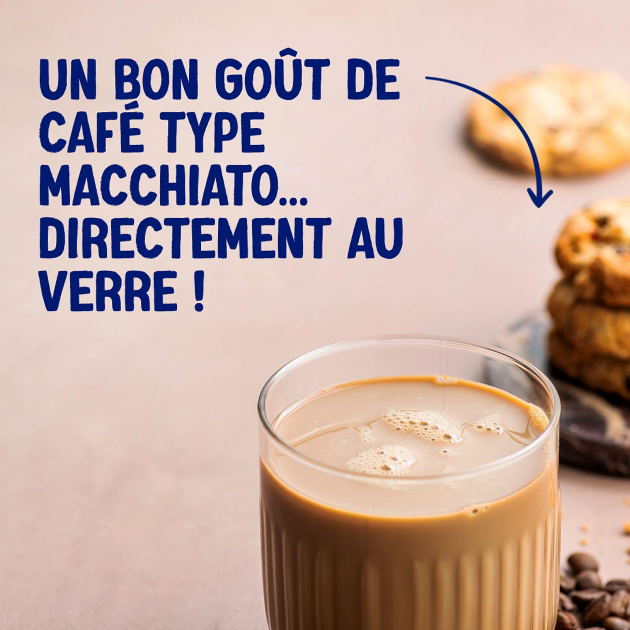 Alpro - Boisson Végétale - Soja Macchiato - 1L - Lot de 8x1L
