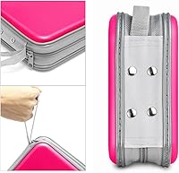 Vista 45 de Funda para CD, capacidad para 40 unidades, para CD/DVD, cartera, de plástico duro, DVD, para coche, hogar, oficina, viajes (negro)