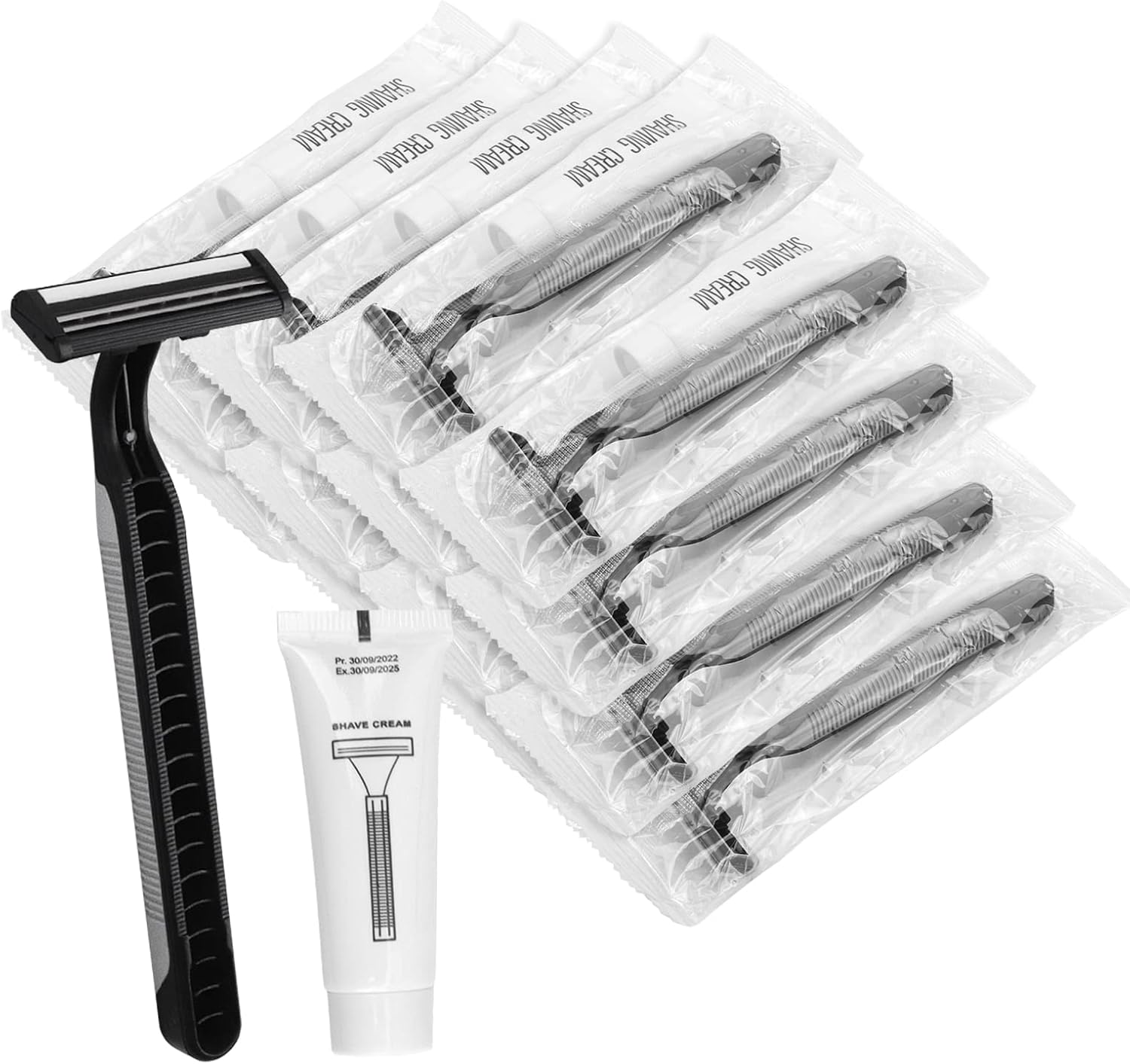 Disposable Razors Bulk Pack of 60,Black Bulk Razors Disposable