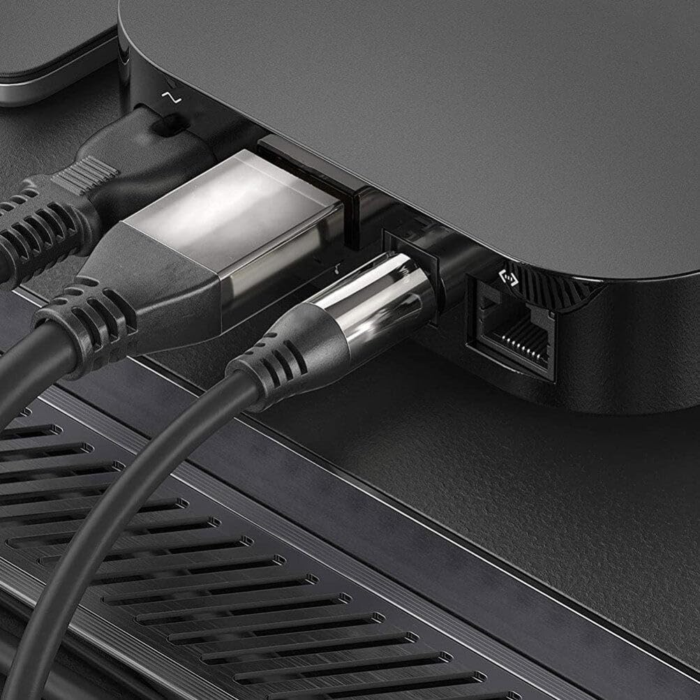 ARTIBETTER Optical Audio Cable Splitter-Black Fiber Optic Audio Splitter, Convenient Audio Splitter Connector 1-in-2 Out Optical Fiber Splitter for DVD Player, Sound Bar, CD Player(Black)