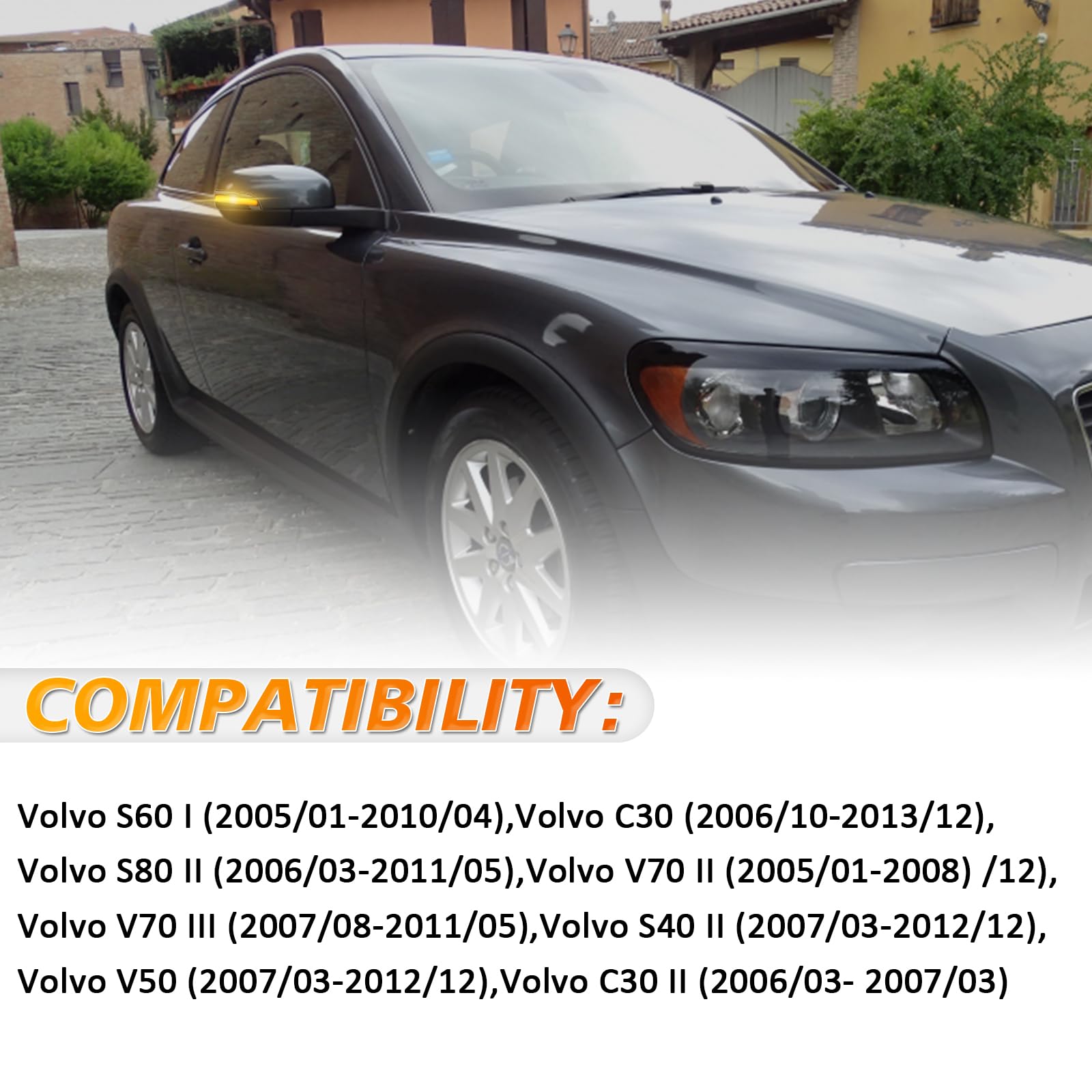 D-Luina Dynaic Aber LED Turn Signal Lights Sequential Blinker Turn Signal Lap Front Fender