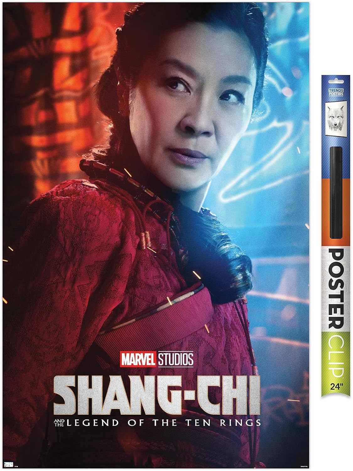 Marvel Shang-Chi and the Legend of the Ten Rings - Ying Nan One Sheet Wall Poster, 34L" x 22.4W", Premium Unframed Version