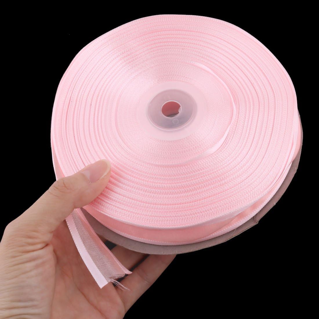 Ruilogod Polyester Crafting Sewing Bag Cake Box Bowknot Roll 50 Yards Coral Pink (id: 75d 5f3 112 f31 e2c image 5