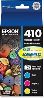 EPSON T410 Claria Premium -Ink Standard Capacity Photo Black & Color Combo Pack (T410520-S) for select Epson Expression Premium Printers