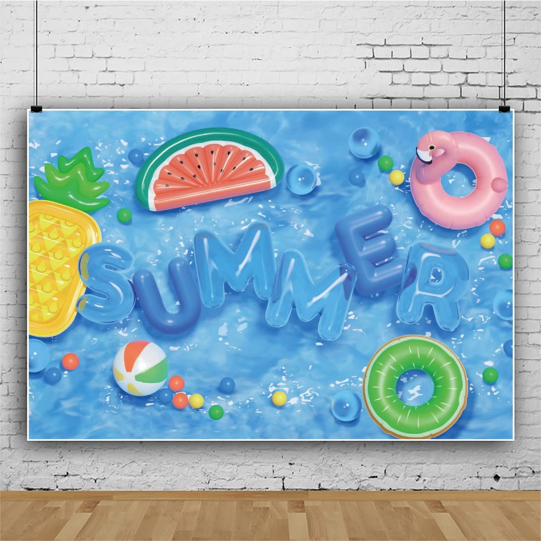 Toile de fond ballon de plage pour studio photo anniversaire - 8
