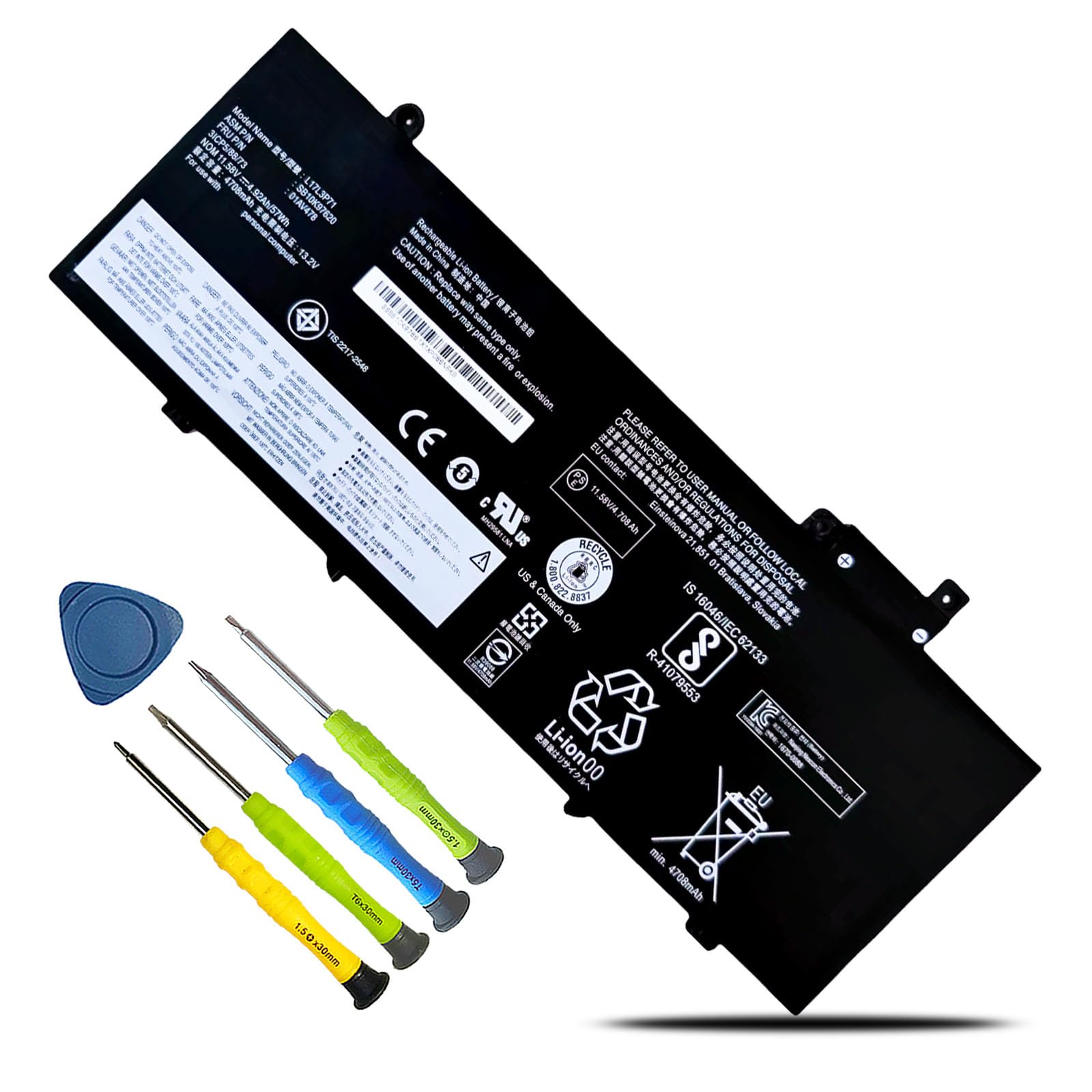 純正 Lenovo ThinkPad T480s L17L3P71 バッテリー ThinkPad Lenovo レノボ T480s 純正 交換用内蔵バッテリー L17M3P72
