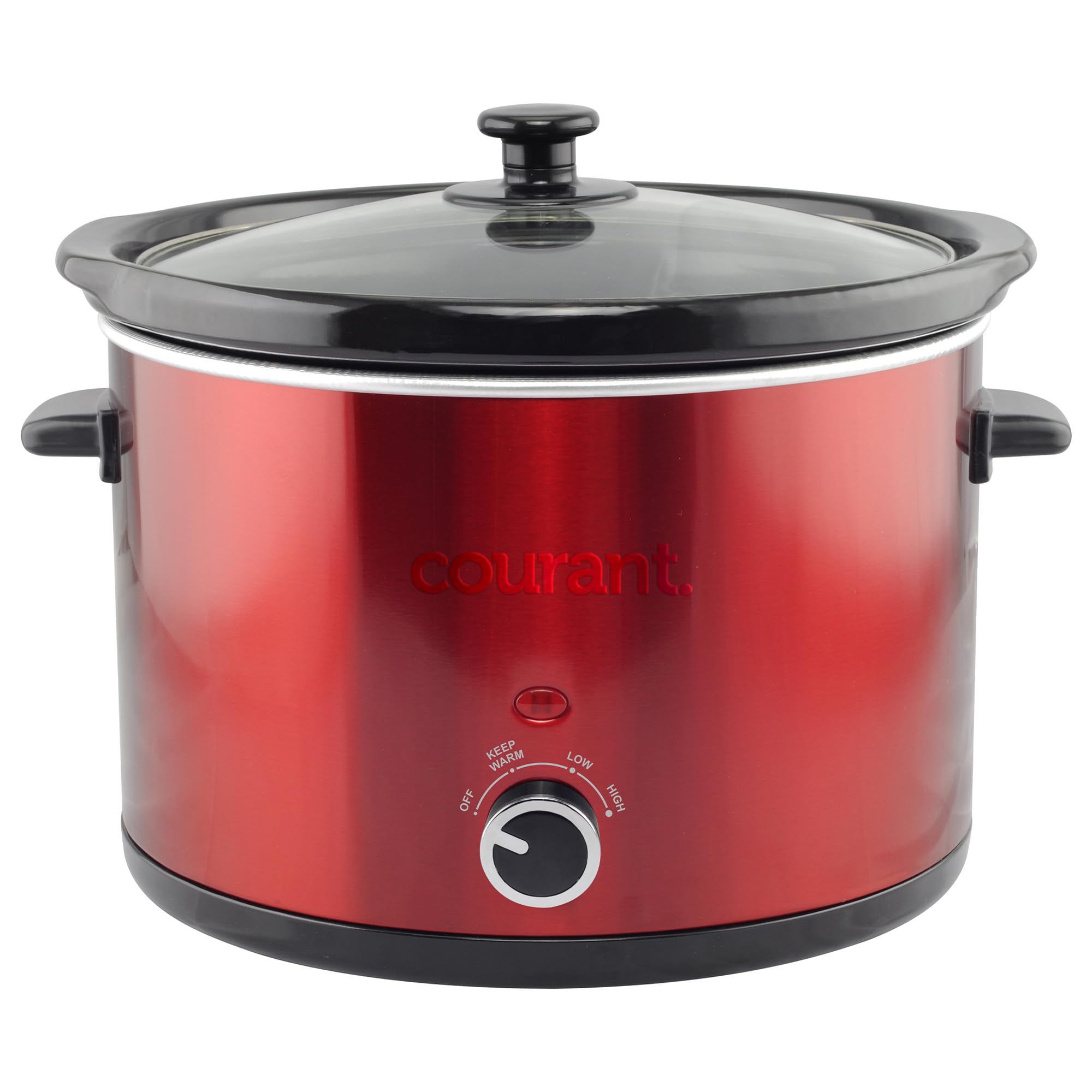Courant 5.5 Quart Slow Cooker Red