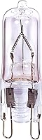 Vista 2 de Satco S4621/04 G9 - Bombilla halógena de doble bucle, 35 vatios, transparente, paquete de 4