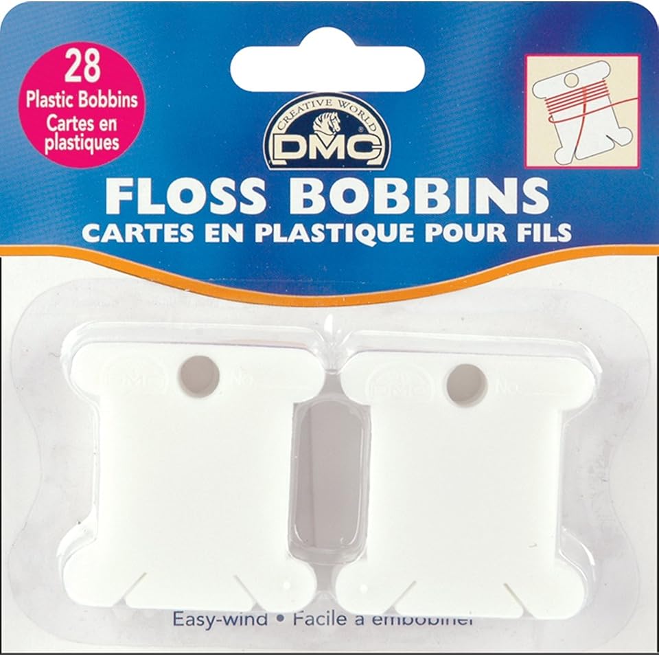 DMC Plastic Floss Bobbins, 28-Pack product image from Amazon