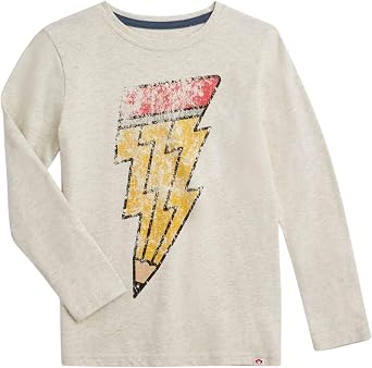Appaman Boys Creative Spark Pencil Graphic Long Sleeve Tee Toddler/Little Kid/Big Kid