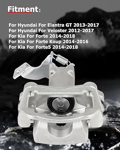 Miniatura 2 de cciyu Ensamblaje de pinzas de freno trasero izquierdo y derecho w/soporte 19B6789 19B6788 para Hyundai para Elantra GT/para Veloster, para Kia para