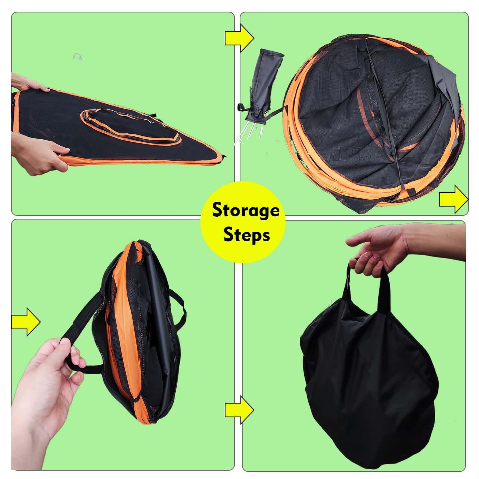 Recinzione portatile per gatti da esterno con tunnel 6 in 1, rinforzo, tenda per animali domestici, fai da te, in diversi modi, per conigli e furetti, cuccioli e piccoli animali