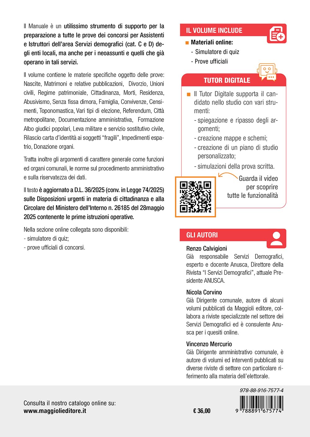 Manuale dei servizi demografici. Guida pratica per concorsi e operatori. Con software di simulazione