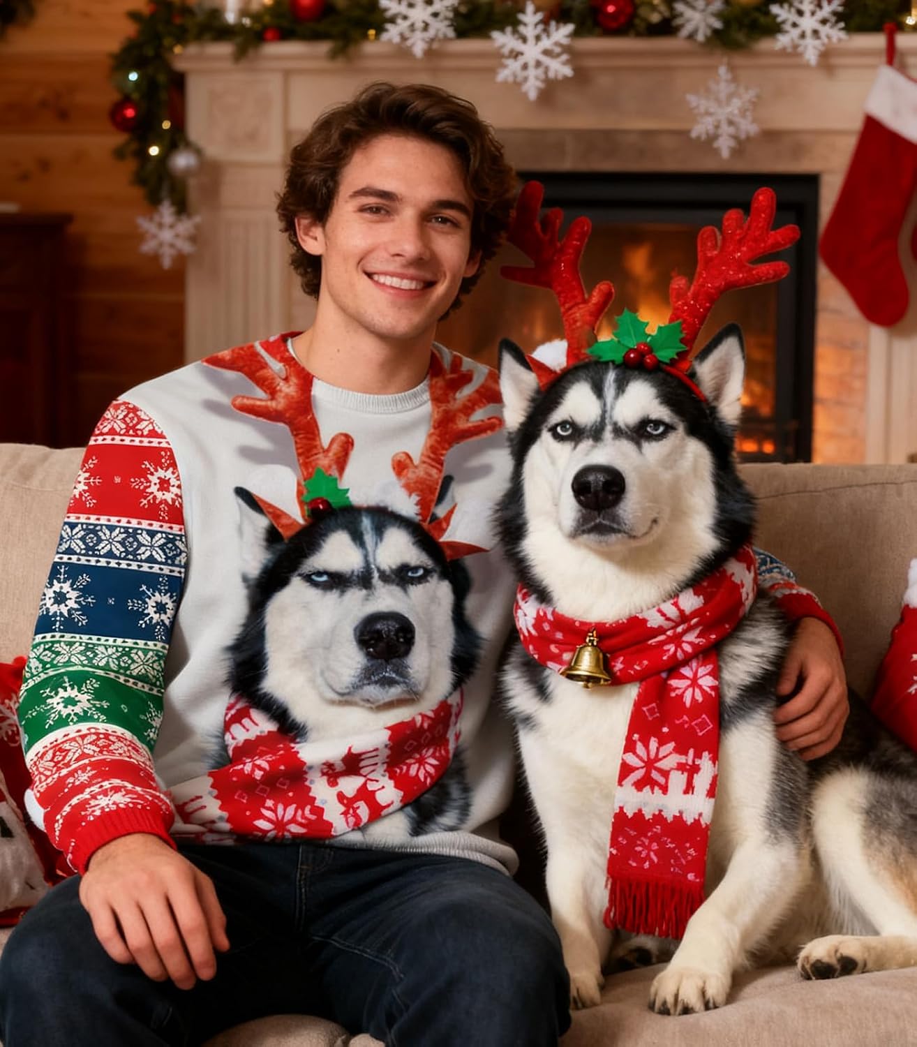 Goodstoworld Mens/Womens Ugliest Christmas Sweatshirt 3D Unique Hilarious Graphic Pullover Shirt S-4XL