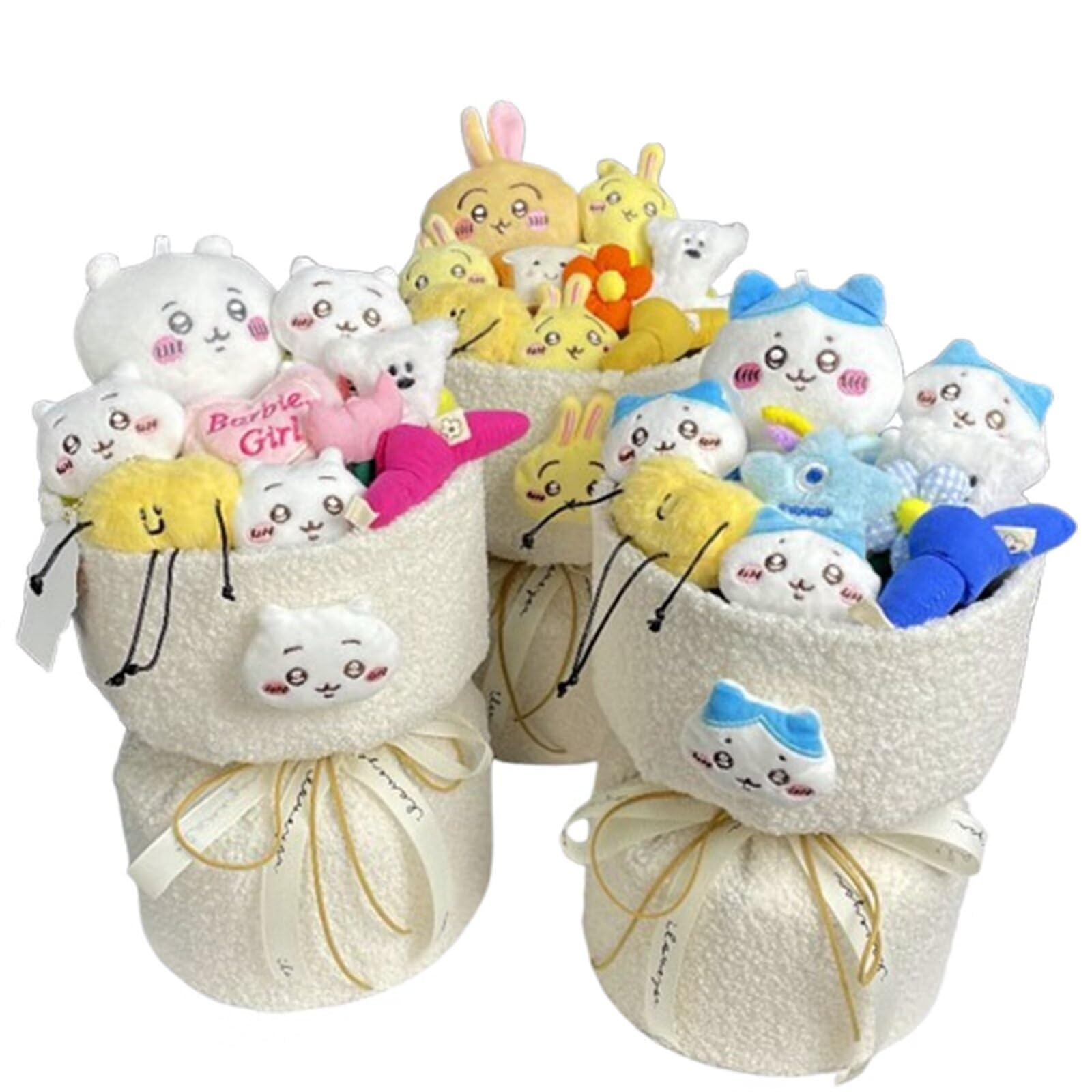 ちいかわ　誕生日　BIGぬいぐるみ花束 結婚式 Amazon.co.jp: ぬいぐるみ 誕生日の花束 ちいかわ ハチワレ