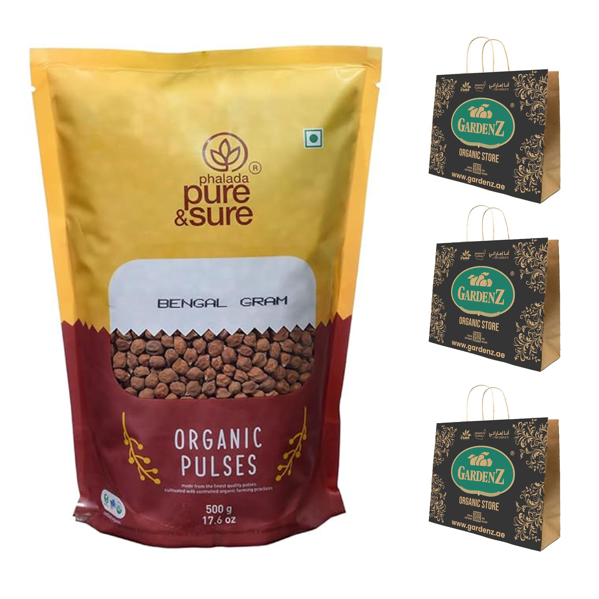 GARDENZOrganic Bengal Gram 500g