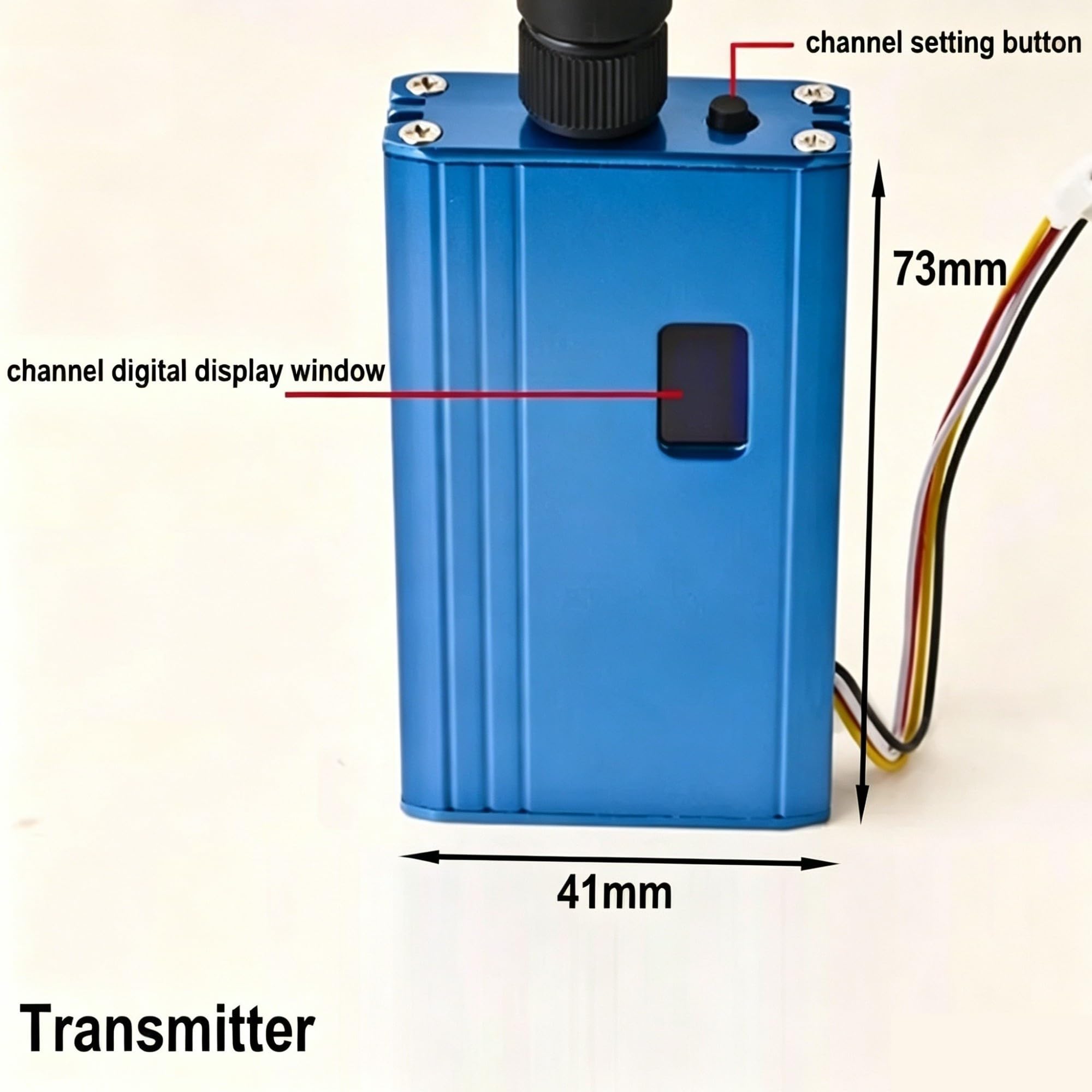 2.4G 1W 12CH Wireless AV Transmitter Receiver per Drone FPV