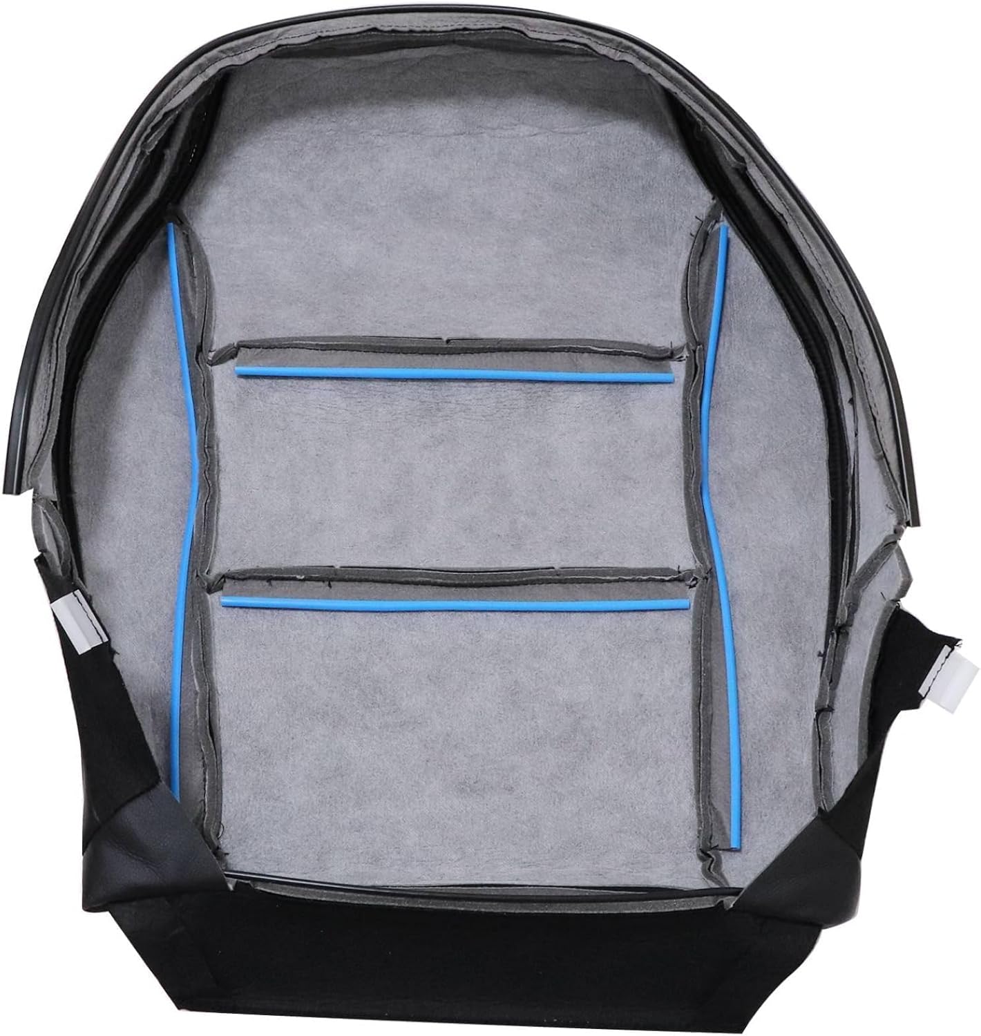 FZJDSD Black Driver Side Bottom Microfiber Leather Replacement Seat Cover Compatible with Mercedes Benz CLA 250 2014 2015