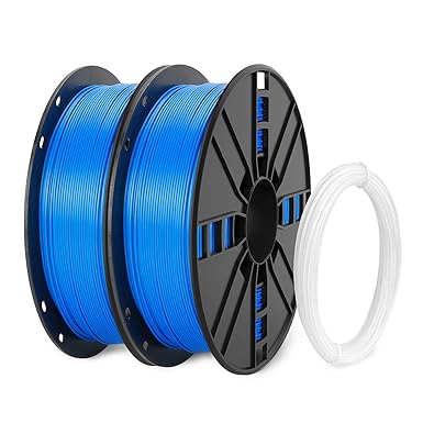 review NOVAMAKER PLA Plus (PLA+) Filament 1.75mm Bundle with Cleaning Filament, Blue PLA Pro 3D Printer Filament, Premium PLA 1kg Spool(2.2lbs), Dimensional Accuracy +/- 0.03mm, (Blue 2 Pack)
