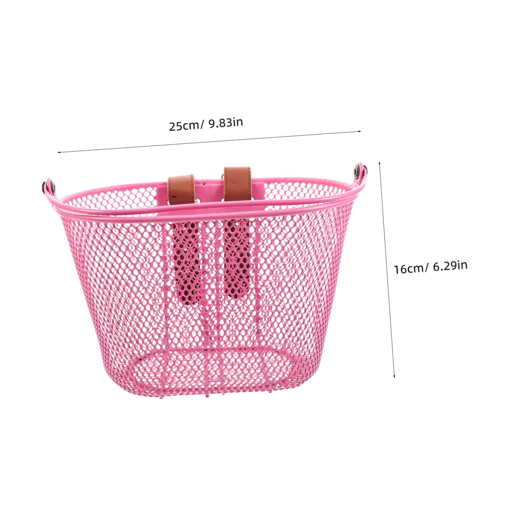 BCOATH Front Bike Basket for Durable Iron Bicycle Basket for Boys and Detachable Handlebar Design for Easy Installation Versatile Storage for Bikes and Scooters