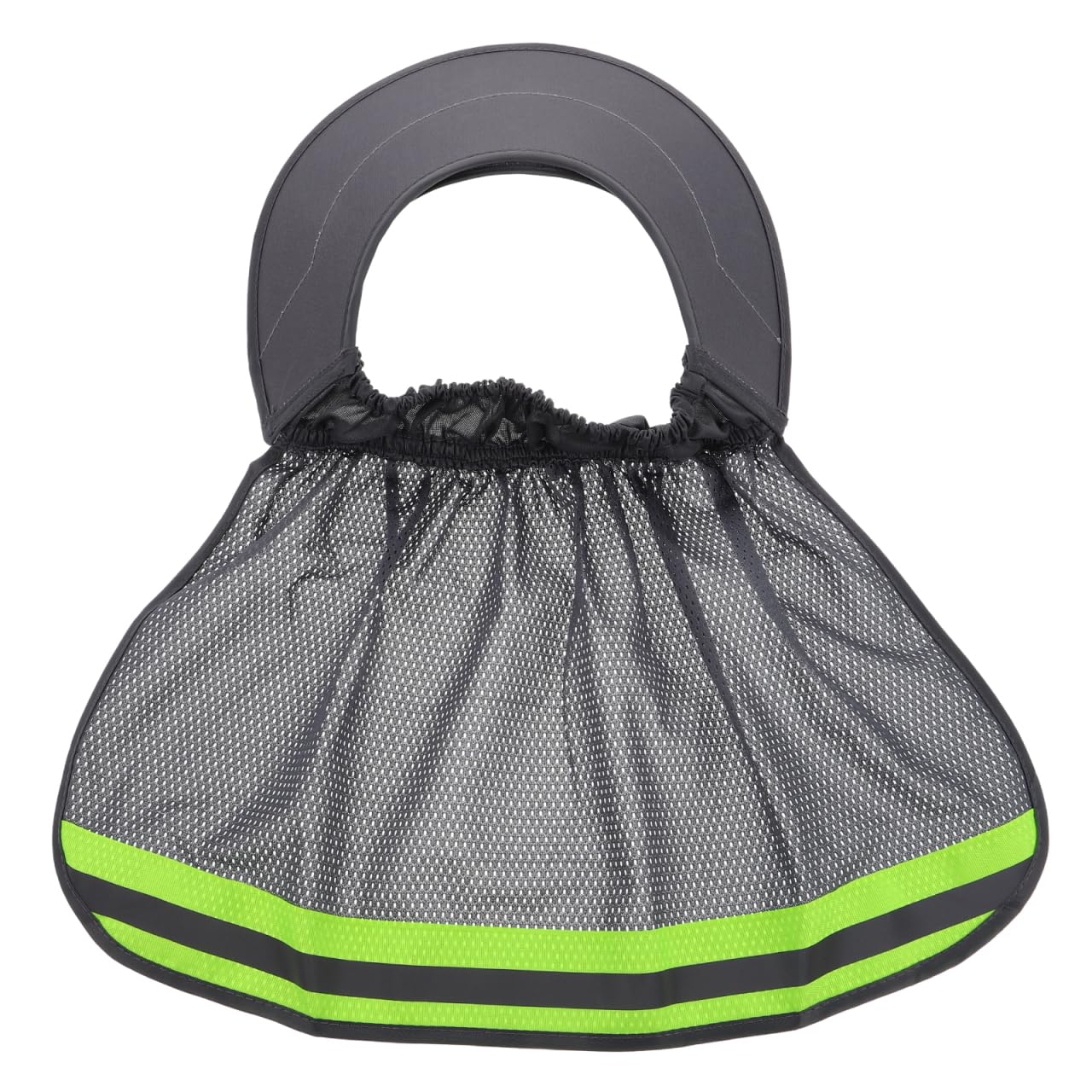 DOITOOL Protector Solar para Casco de Seguridad - ala de Casco Obra con Malla Transpirable y Banda Elástica - Sombrero de Protección Solar para Construcción, Trabajo Exterior y Verano (Gris)