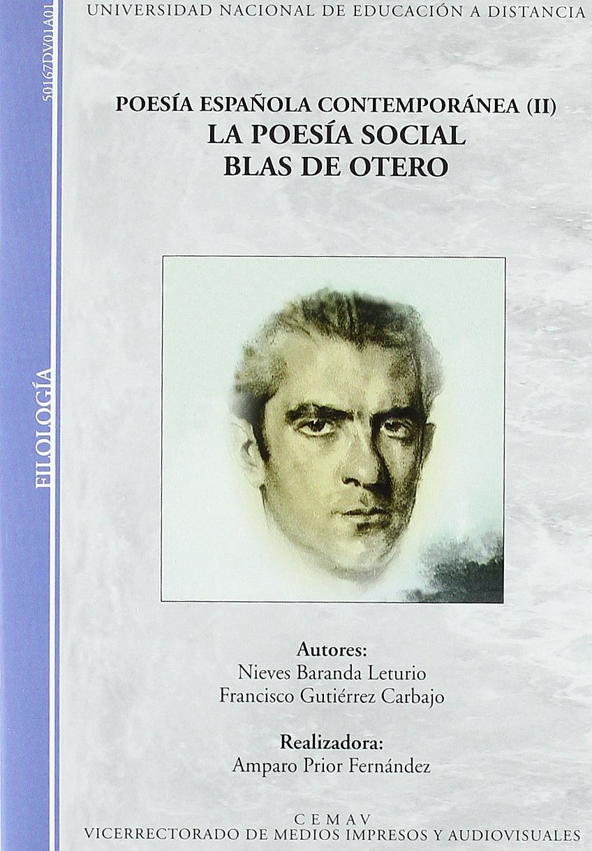 Poesía Española Contemporánea (II). La Poesía Social. Blas de Otero