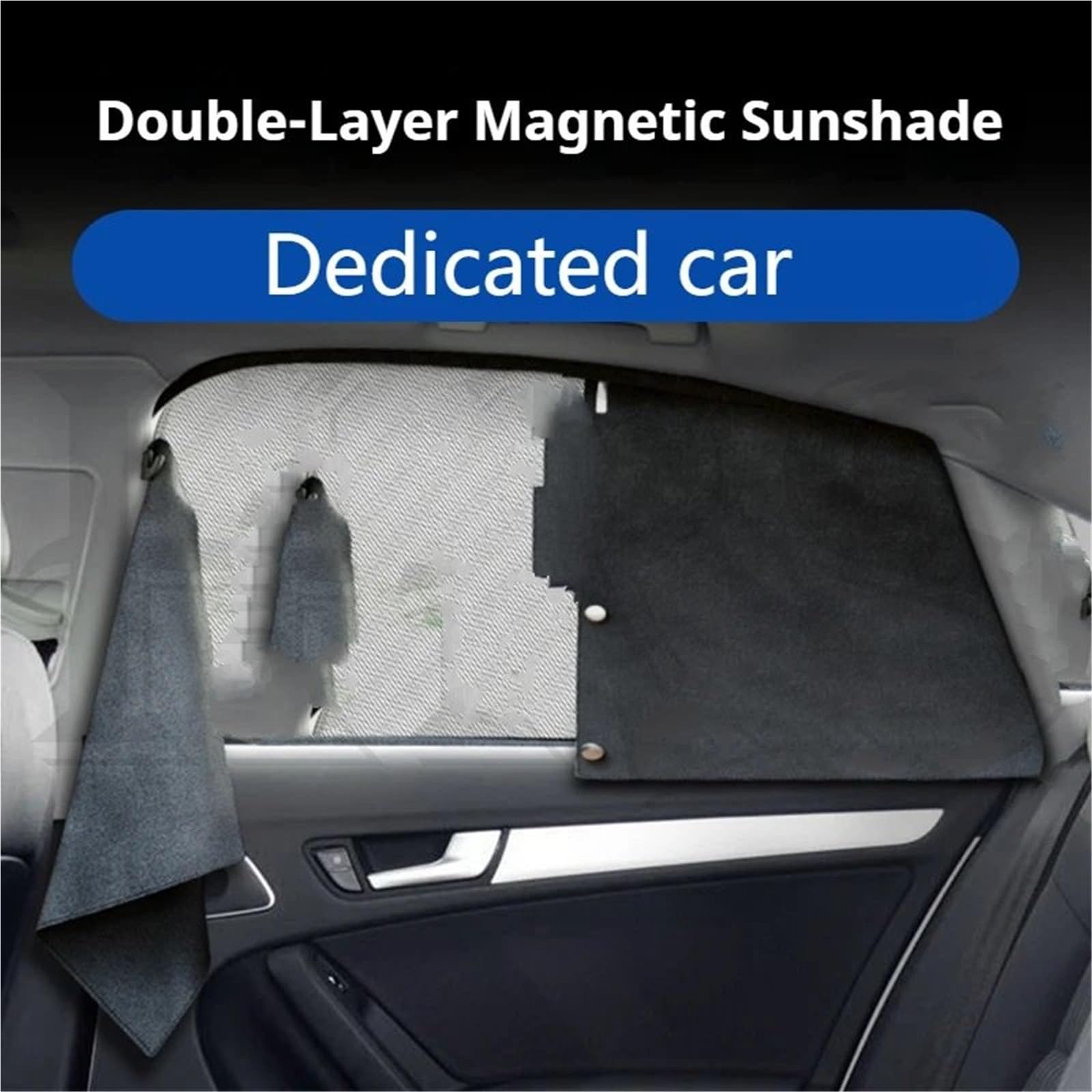 Sonnenblende Auto Netz Für VW Touran Double-Layer Magnetic
