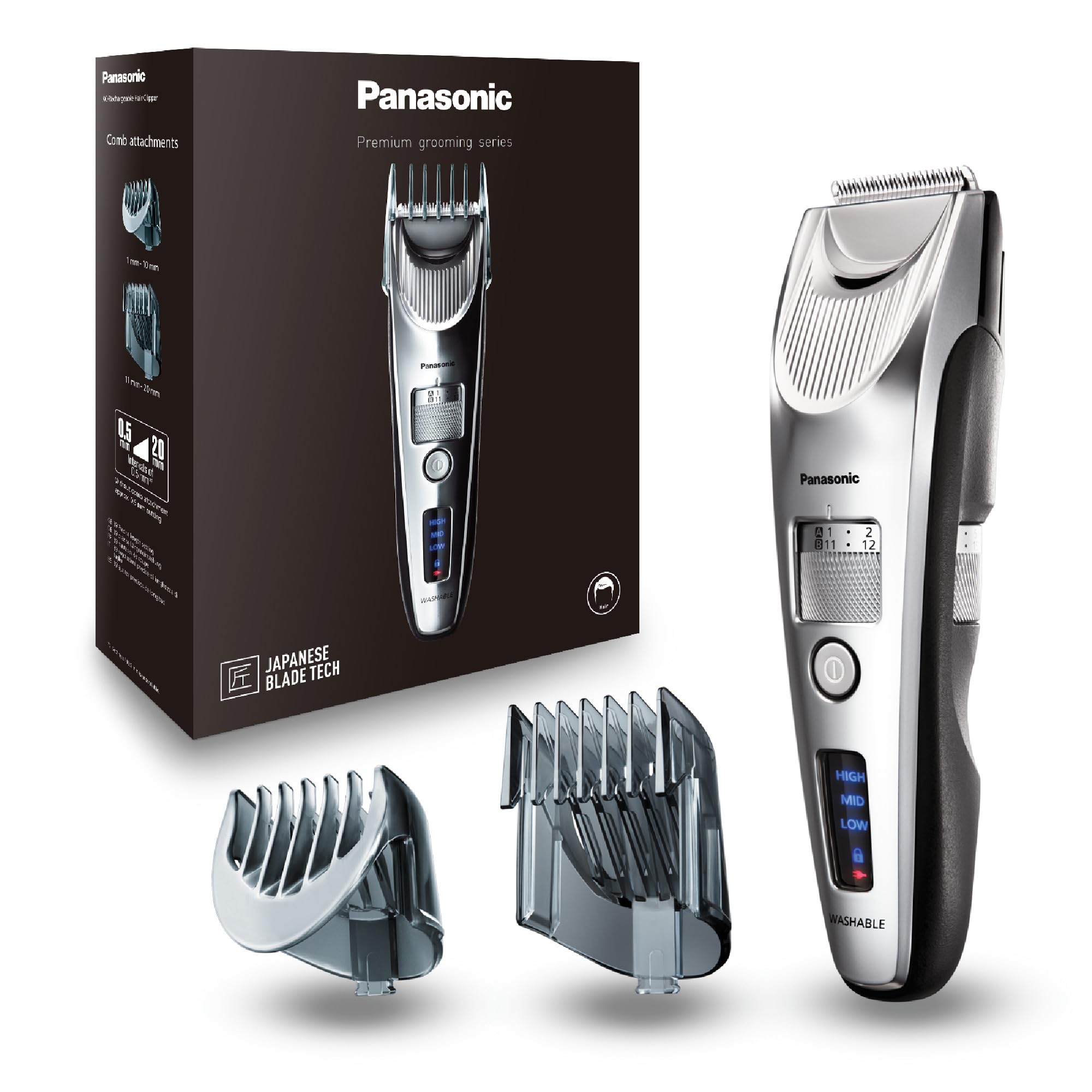 Panasonic ER-SC60-S803 tagliacapelli Argento (ER-SC60-S803)