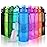 ZORRI Sport Water Bottle Kids, 700ml/24oz - Bpa Free Eco-Friendly Tritan Plastic, Reusable Drinks Water Bottles Filter, Leak Proof Flip Top, Open 1-Click Gym, Yoga, Running