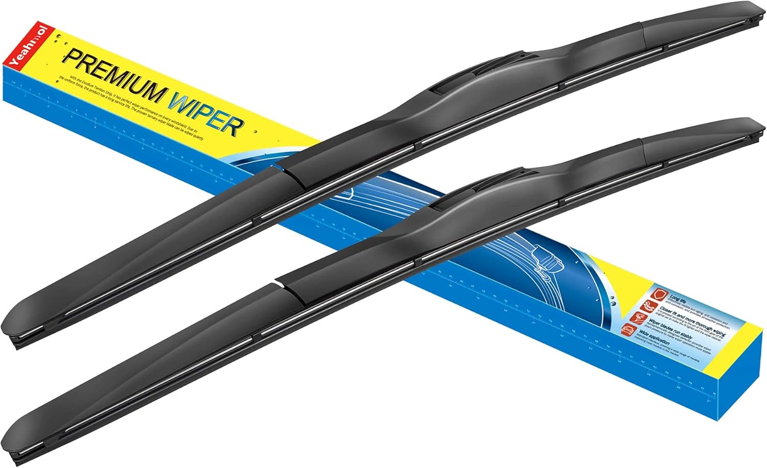 Yeahmol Windshield wiper blade Car Front Window Blades 26