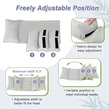 Beauty Pillows for Sleeping Anti Aging Wrinkle Face Surgery Sleep Upright Pillow Back Training Neck Stabilizer Face Wrinkle Prevention Head Straight Immobilizer Positioning Wedge Support Pillows
