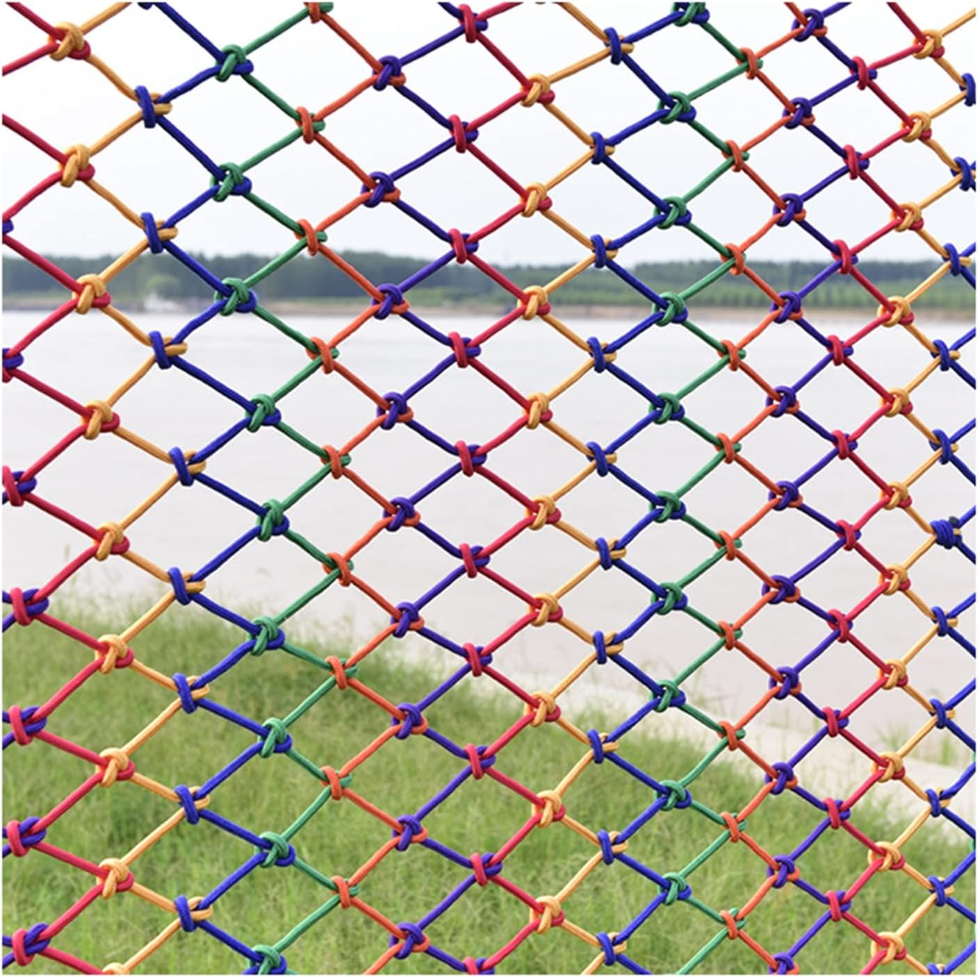 Child Safety Net for Stairs Climbing Balcony & Garden - 6mm Rope 3x5m Playground Safety Net Perfect for Home & Outdoor Use Teething & Climbing Protection