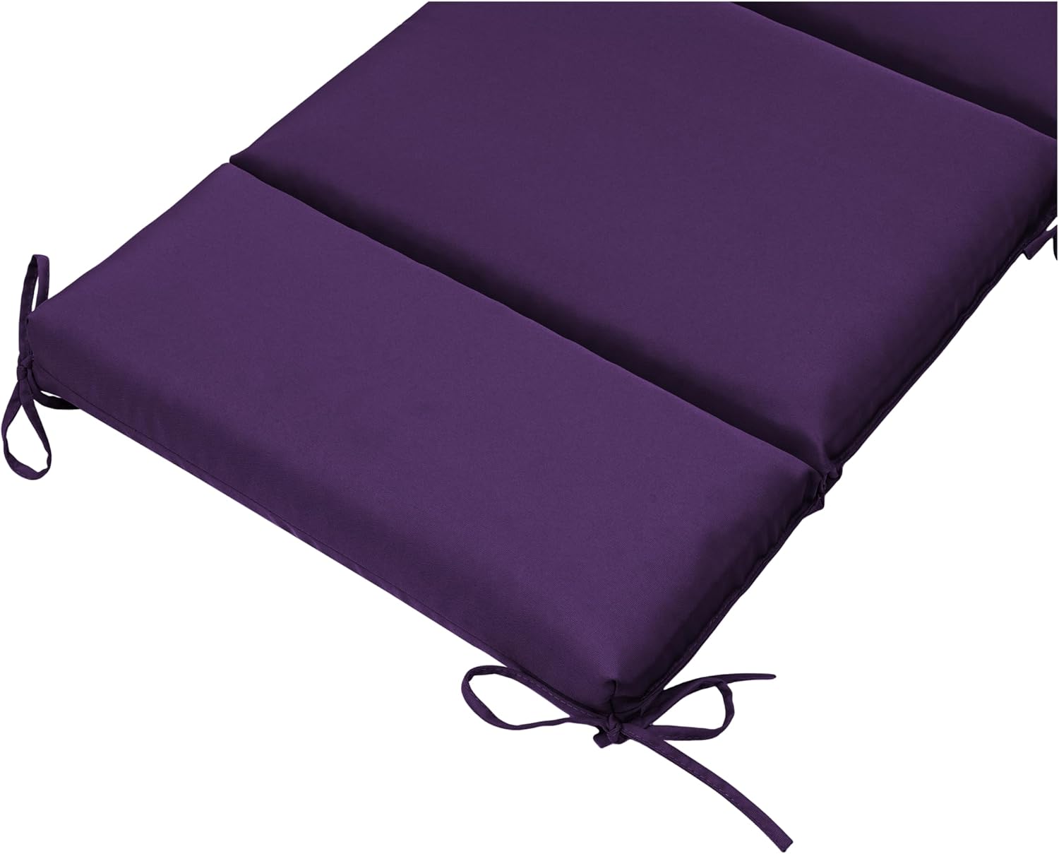 QILLOWAY High Back Outdoor Rocking Chair Cushion - Weather Resistant Polyester Foam Cushion for Patio,Purple