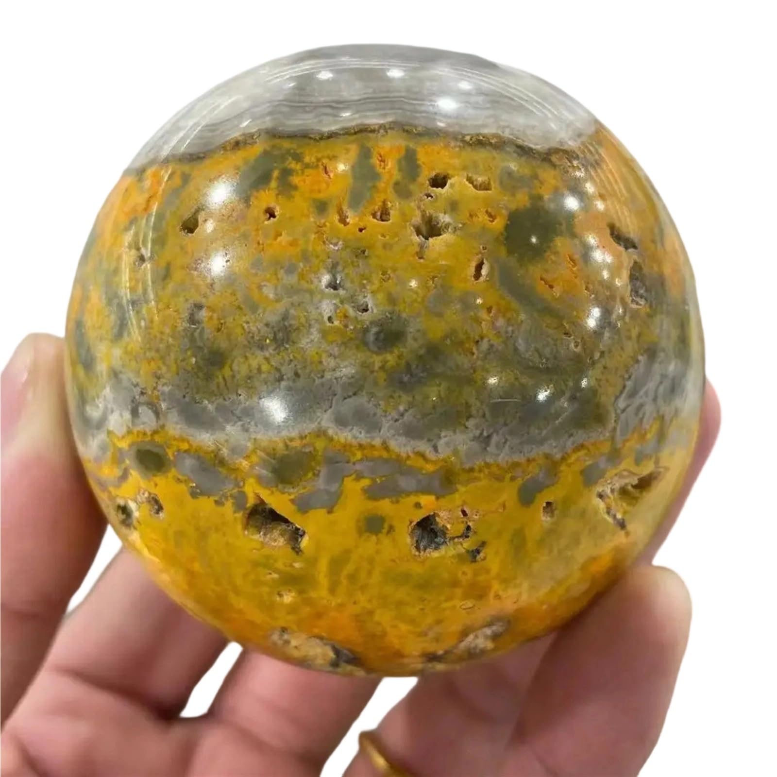 HAOYUNS Beautiful Natural Crystal Ball - Quartz Sphere Gift for Family & Friends(60-70mm)