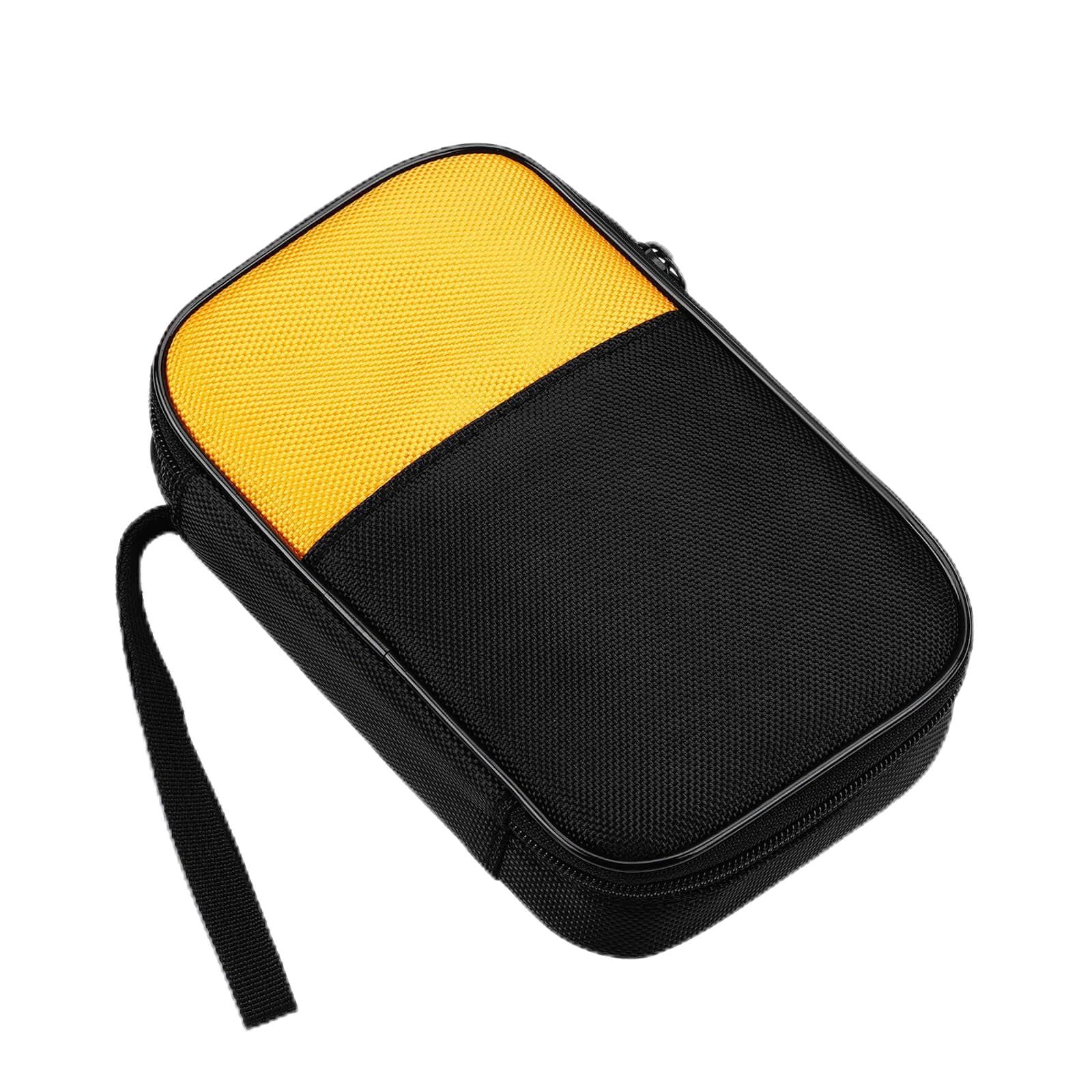 KingSung Zippered Soft Tool Carrying Case for Fluke 117/116/115/114/113 Digital Multimeter 62 Max and Many More, with Smooth Zipper and Thick Wrist Strap, Built-in Shock-Proof Cotton, Single-Layer