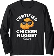 Chicken, Certified Nugget Expert (Cool & Crispy Long Sleeve T-Shirt