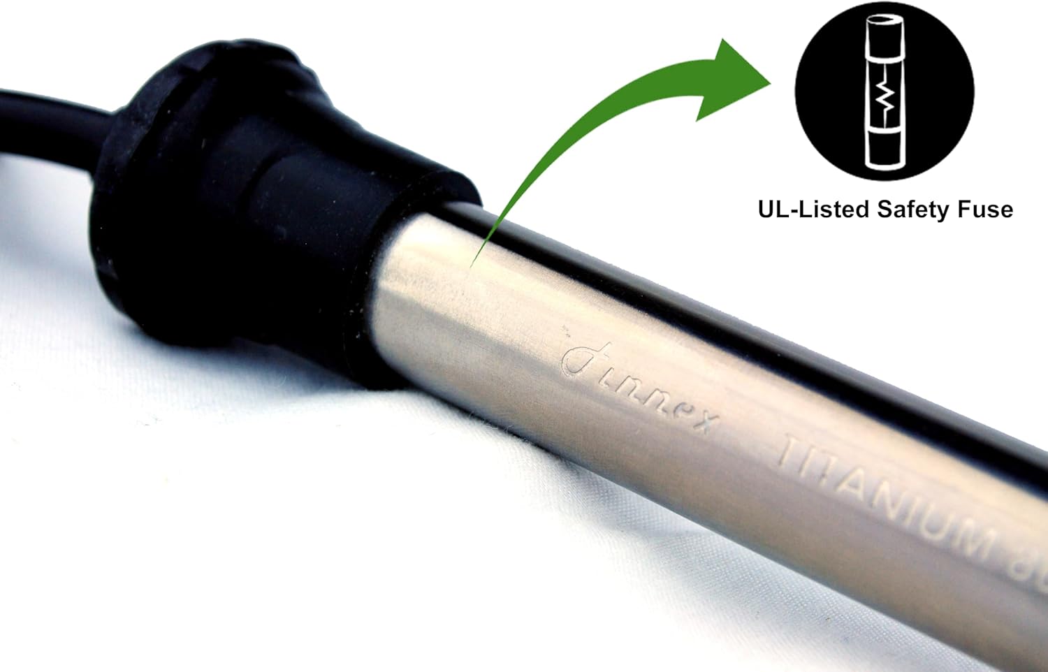 Finnex(フィネックス) チタン水槽ヒーター THUシリーズ プレミアムニッケルコイル 大型19mmチューブ ヒーターガード 3