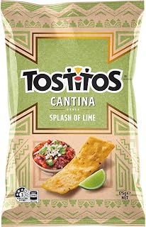 Tostitos Splash of Lime Corn Chips 175G