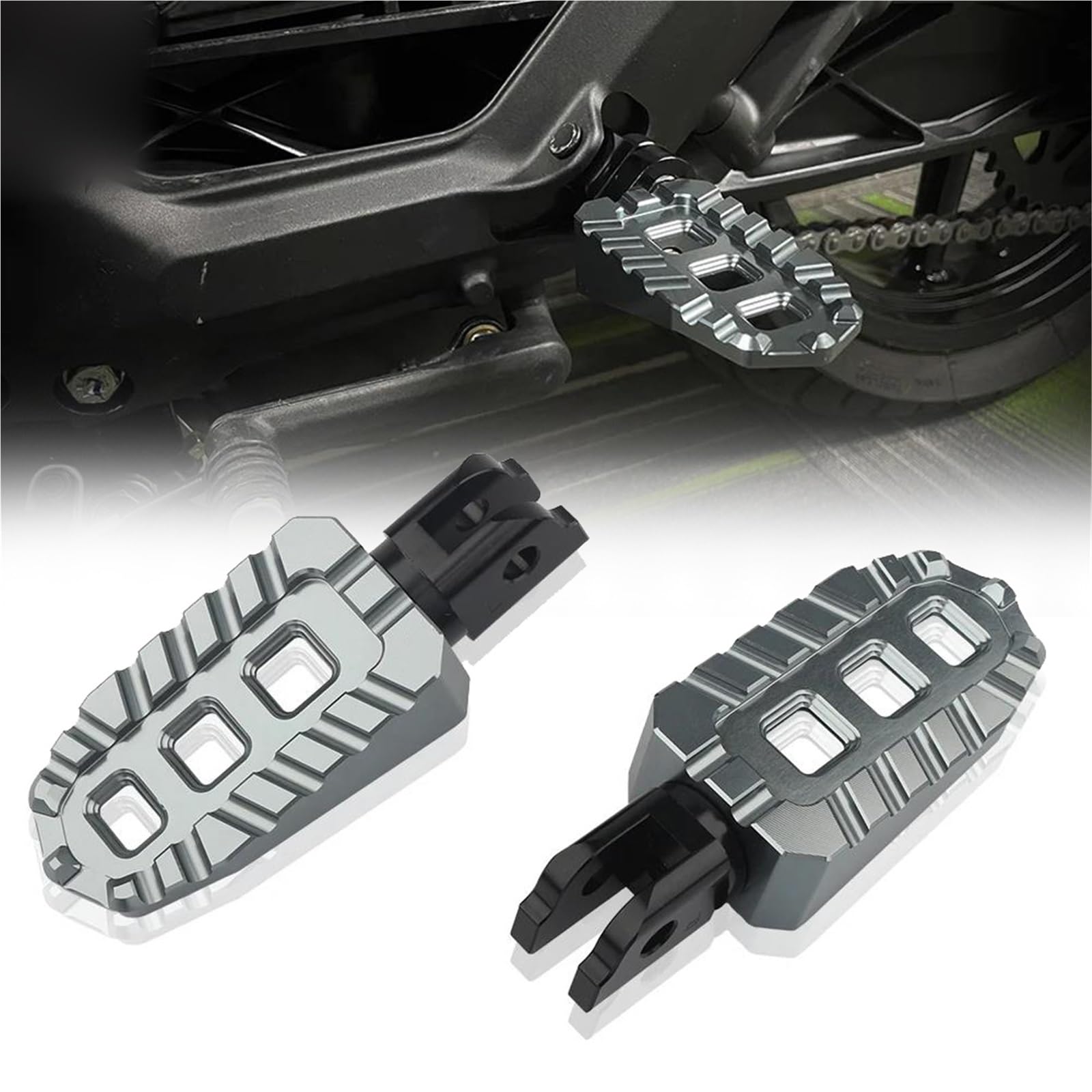 Pédale passager arrière pour Harley Deluxe FLDE pour éliminer les vibrations