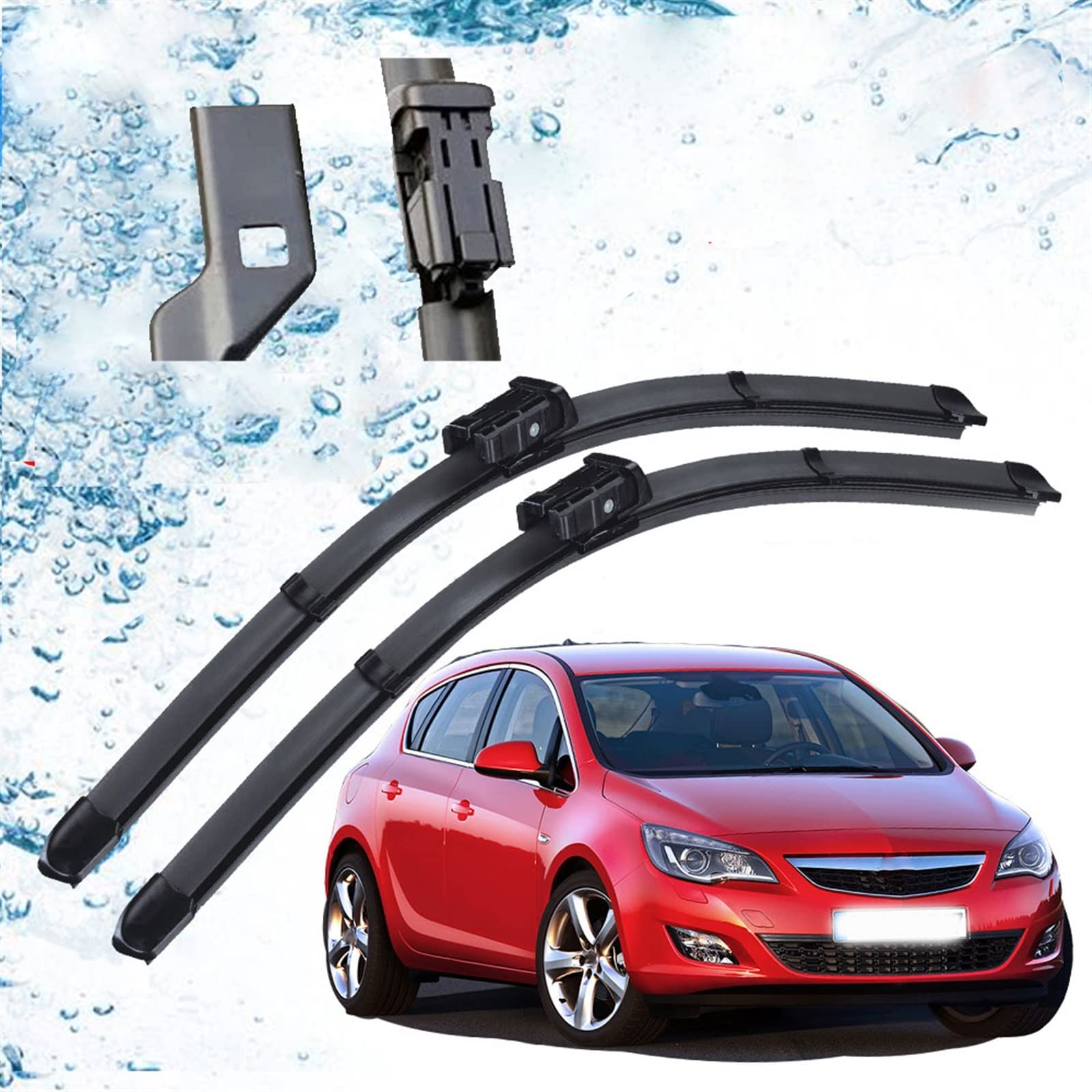 Balais d'essuie-glace avant pour Opel Astra J de 2010 à 2015