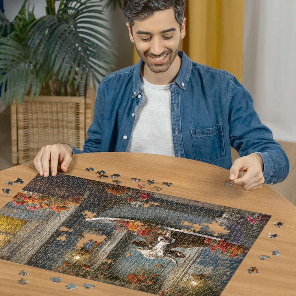 Ravensburger - Puzzle Mucca nella Vasca, 1000 Pezzi, Puzzle Adulti e Ragazzi, Idea Regalo per Lei o Lui, 70x50 cm