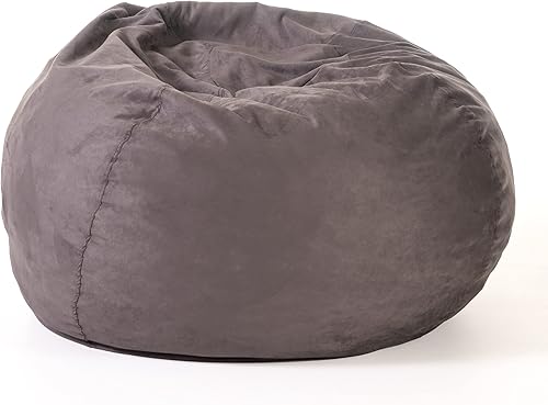 Miniatura 14 de Puff de microfibra de ante, Marrón French Roast,Carbón vegetal,Rojo chino (Chinese Red),Tuscany,Beige,Lavanda,rosado rosa (Rose Petal Pink)