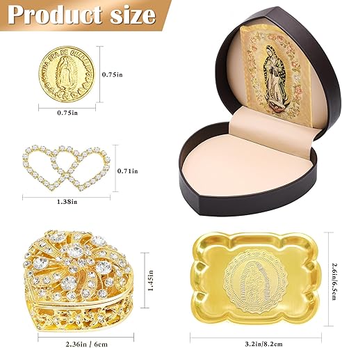 Miniatura 2 de Arras De Boda Catolica Virgen De Guadalupe Regalos, Arras Para Boda Católica,Arras De Matrimonio,Arras para monedas de boda católicas,Ceremonia de