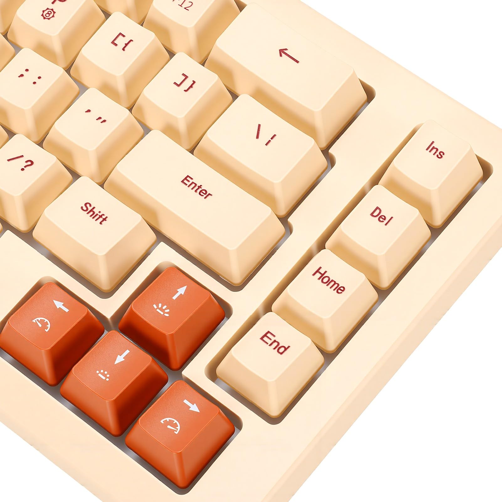LICAEVEY Tastiera Ergonomica Split 69 Tasti Retroilluminazione RGB USB
