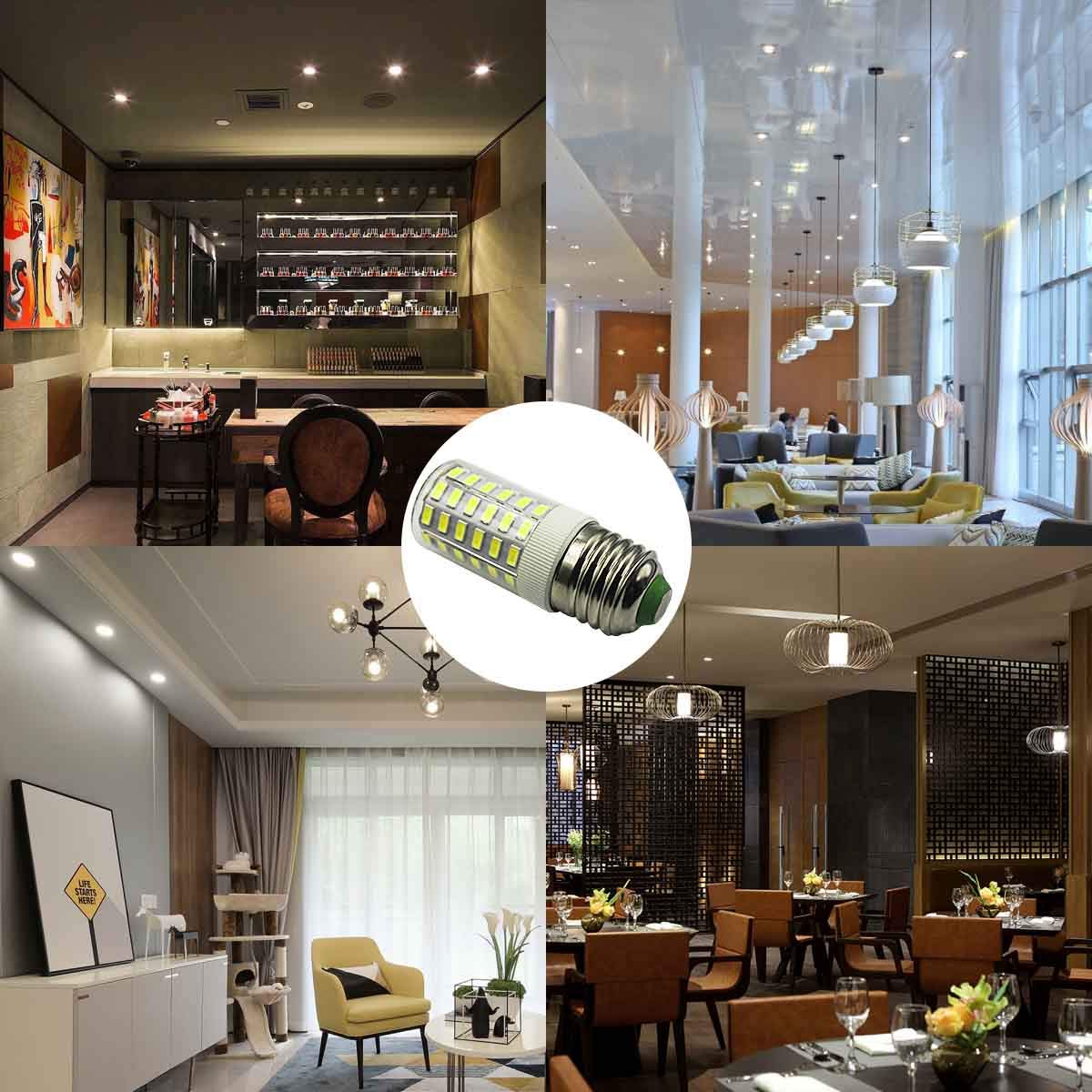 Bombillas led Bombillas LED E27 9W 100W Equivalente a halógeno 1000 lúmenes Blanco frío 6000K-6500K No Regulable Ahorro de energía 360 ​​​​Grados