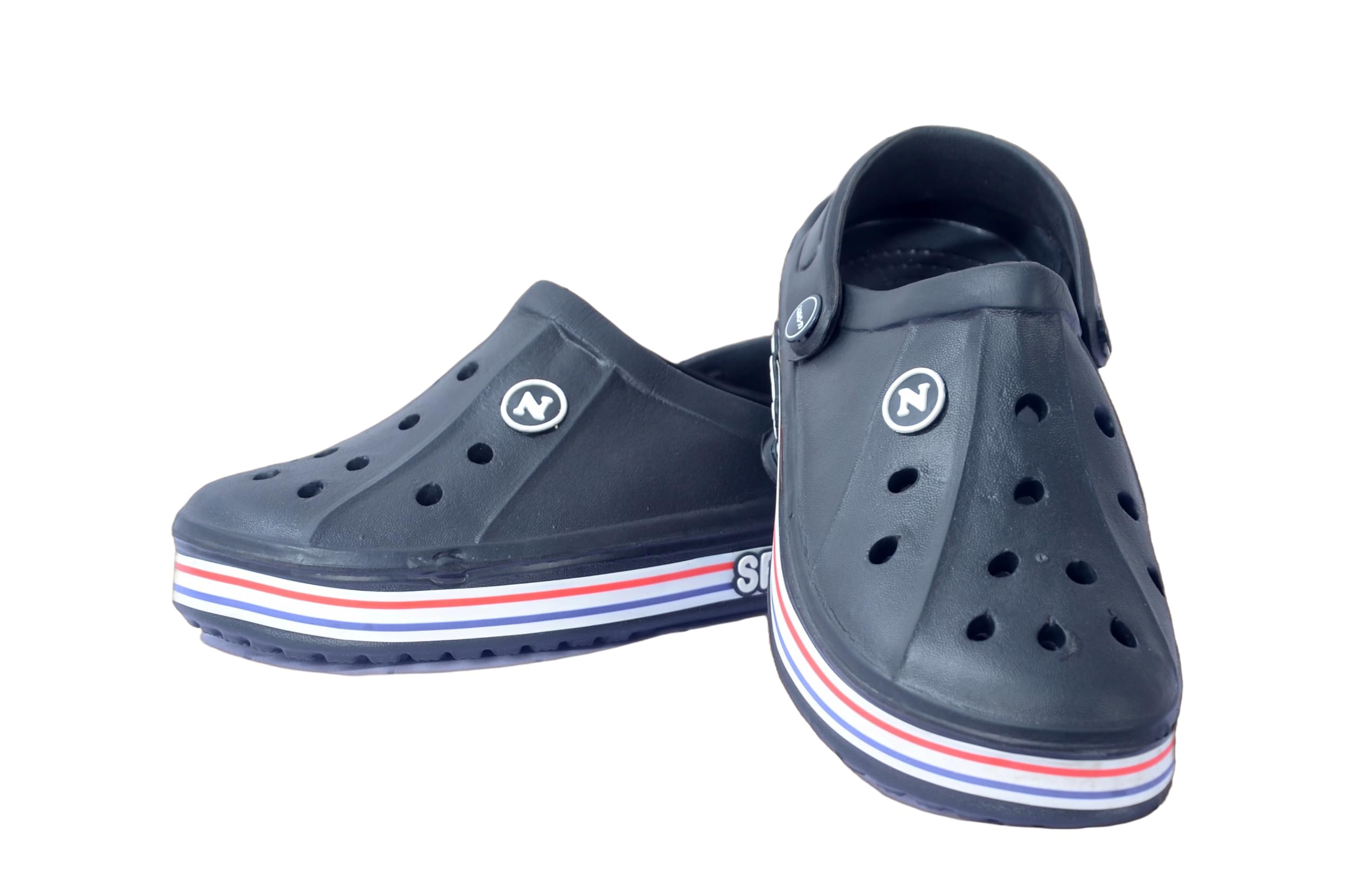 Men's Classic Casual Clogs with Adjustable Back Strap | Comfortable & Light Weight | Stylish | Waterproof & Daily Use for Gents & Boys_Black-picture-11
